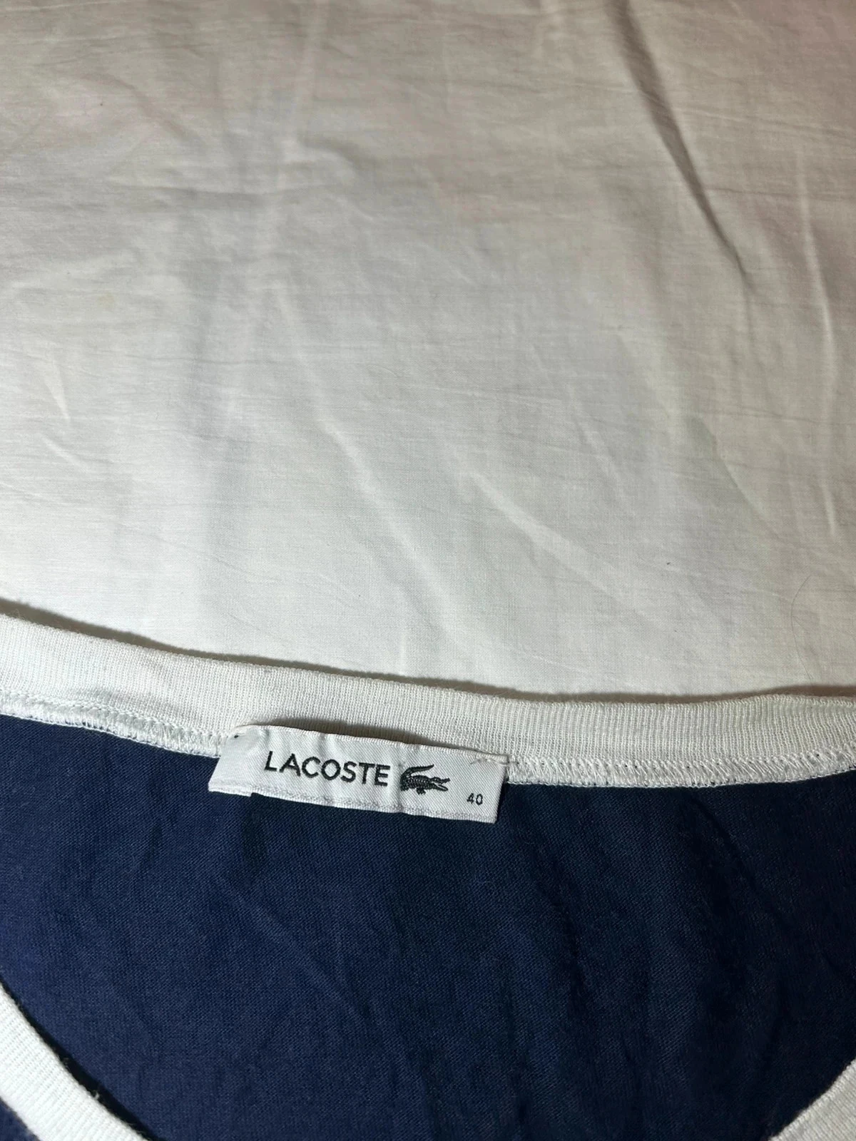 Navy blue Lacoste T-shirt – photo 3